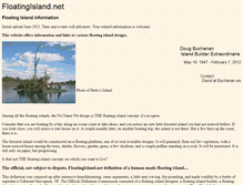 Tablet Screenshot of floatingisland.net